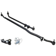 RockJock RJ-442100-101 RockJock JL/JT Currectlync Steering System Forged Drag Link 42mm Tie Rod Tube w/Stabilizer Brackets