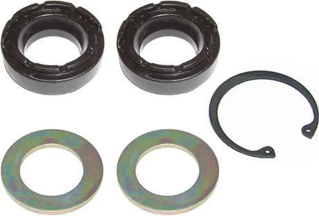 RockJock Johnny Joint Rebuild Kit 2in w/ 2 Bushings Side Washers 1 Snap Ring - Truck & Automotive