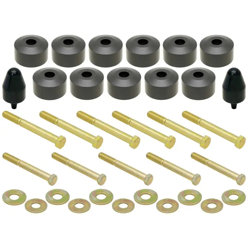 RockJock CE-9300 RockJock TJ/LJ/YJ Body Lift Kit 1in Lift w/ Hardware