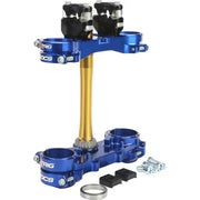 XTRIG Rocs Tech Clamp Set Blue Yamaha 25mm for Powersports