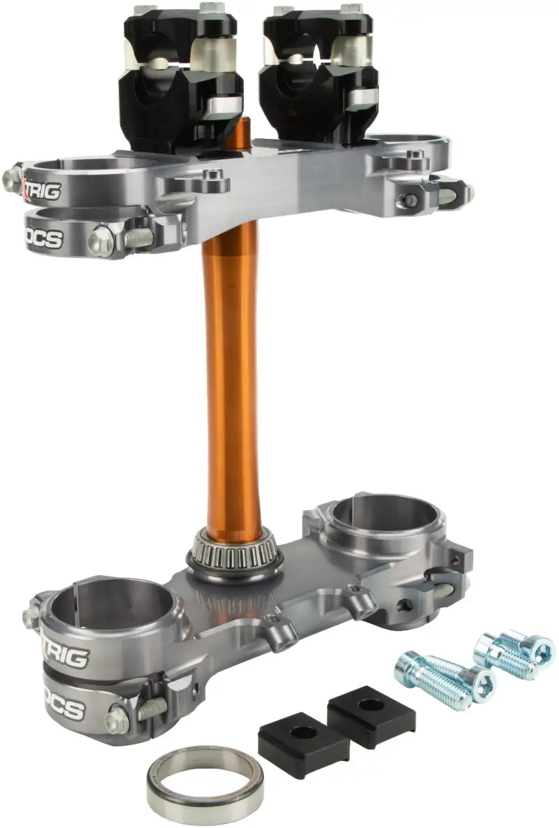 XTRIG Rocs Tech Clamp Set Grey Suzuki 21.5mm for Powersports