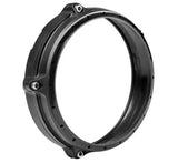Black circular drum hoop for headlight bezel by Roland Sands Design BMW Radial Headlight Bezel