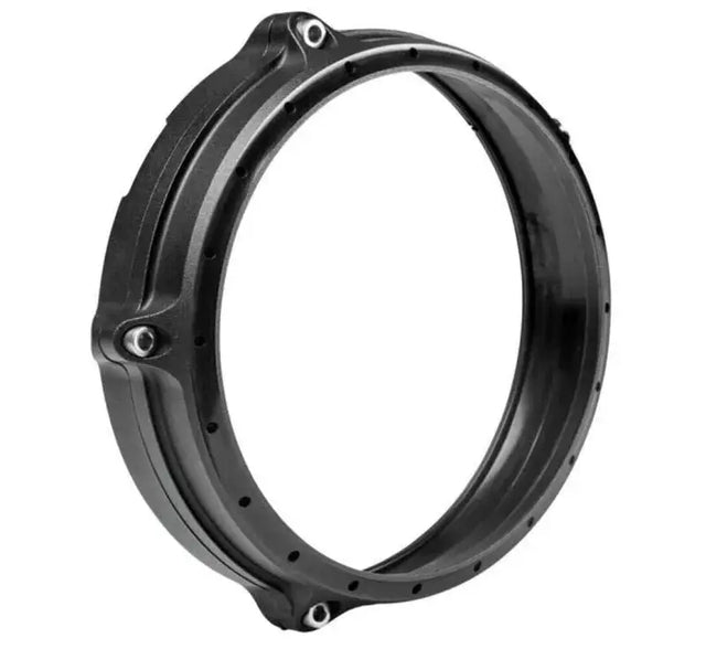 Black circular drum hoop for headlight bezel by Roland Sands Design BMW Radial Headlight Bezel