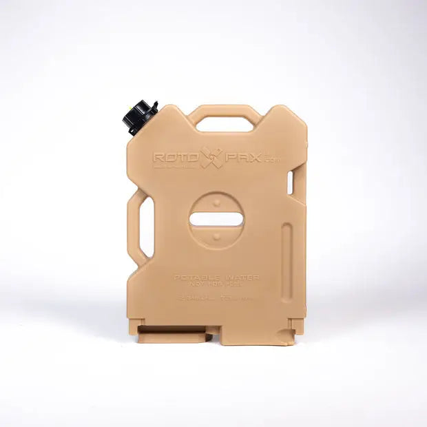 Rotopax Manufactured With BPA Free Materials Liquid Storage Container RX-2Tan - Tan Gallon Water