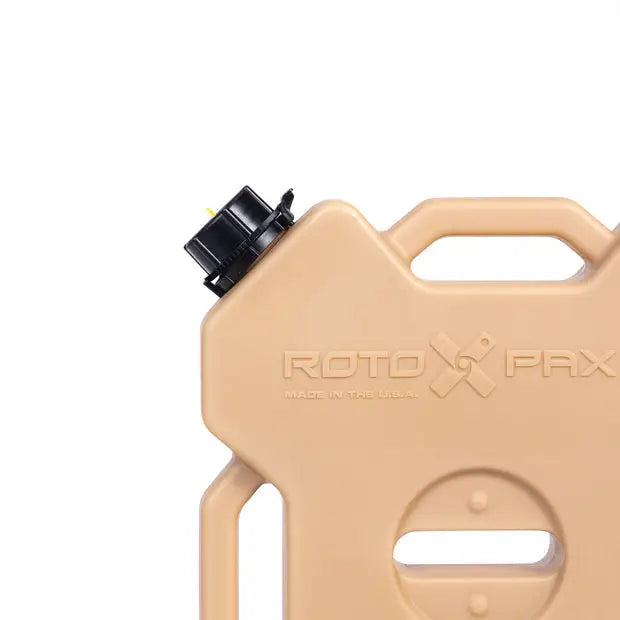Rotopax Manufactured With BPA Free Materials Liquid Storage Container RX-2Tan - Tan Gallon Water