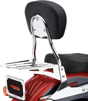 Short Sissy Bar Round Chrome Flst 00 06 - COBRA