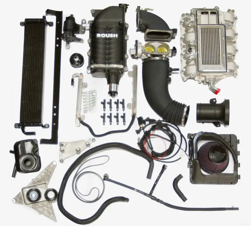 ROUSH 2011-2014 Ford F-150 5.0L V8 570HP Phase 2 Calibrated Supercharger Kit - Truck & Automotive
