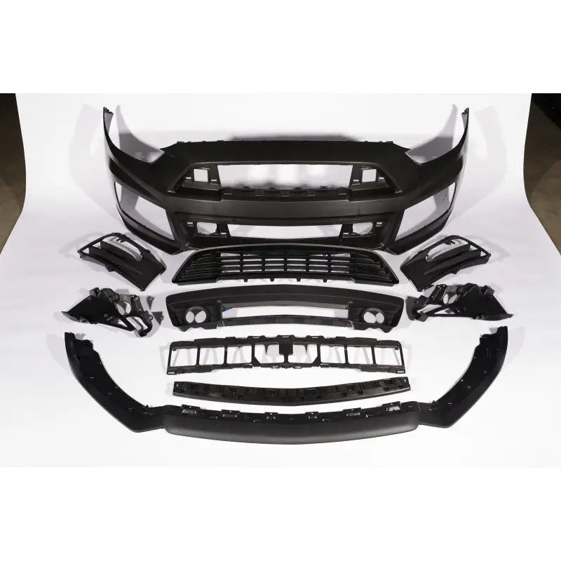 Roush 421843 ROUSH 2015-2017 Ford Mustang Complete Unpainted Front Fascia Kit (w/o Collision Detection & ACC)