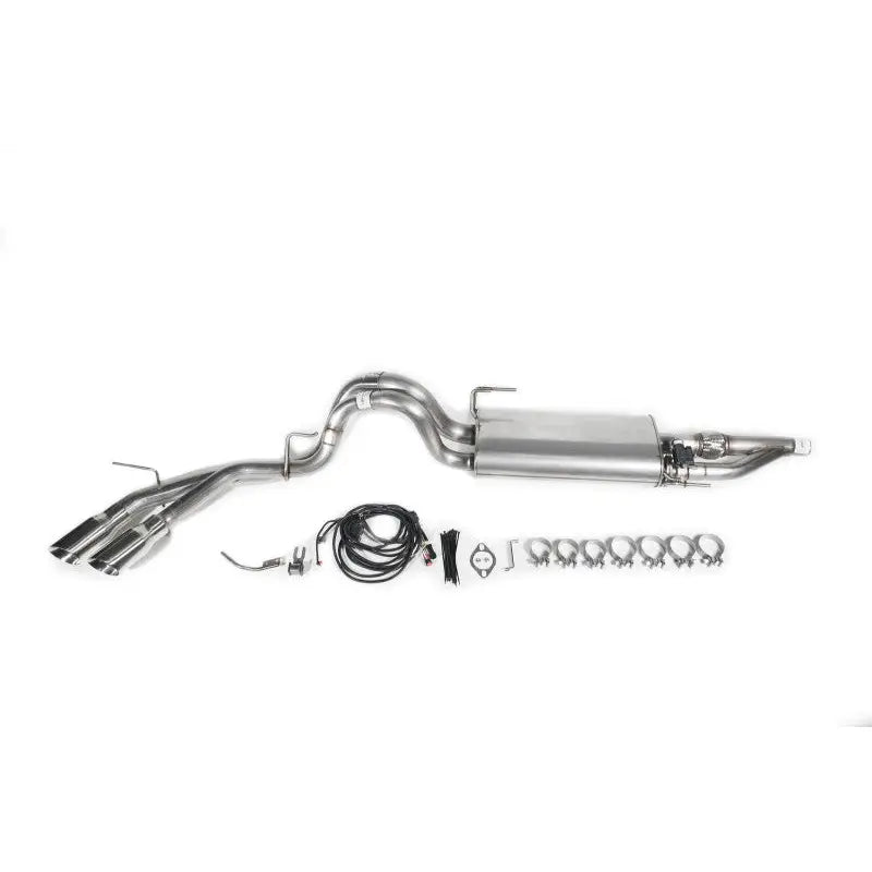 Roush 422104 ROUSH 2015-2020 Ford F-150 2.7L/3.3L/3.5L/5.0L Active Cat-Back Exhaust Kit (Excl. Raptor & Short Cab