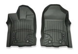 Black Ford Ranger WeatherTech floor liners for 2019-2023 loads of protection