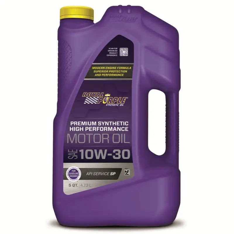 Royal Purple Premium Synthetic High Performance Multi-Grade 10W-30 Motor Oil - 5 Quart - RV and Auto Parts