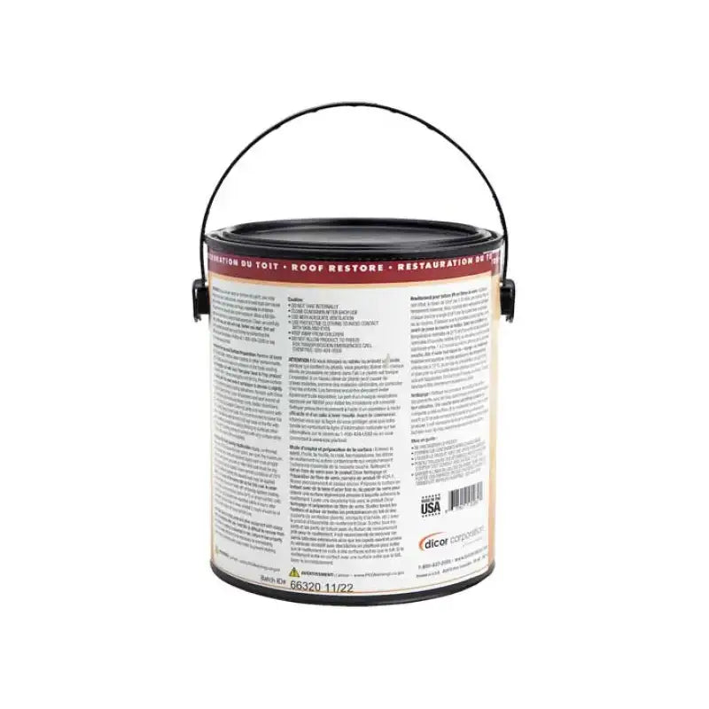 RP-FRCT-1 Dicor Corp. Roof Coating Use To Protect And Beautify