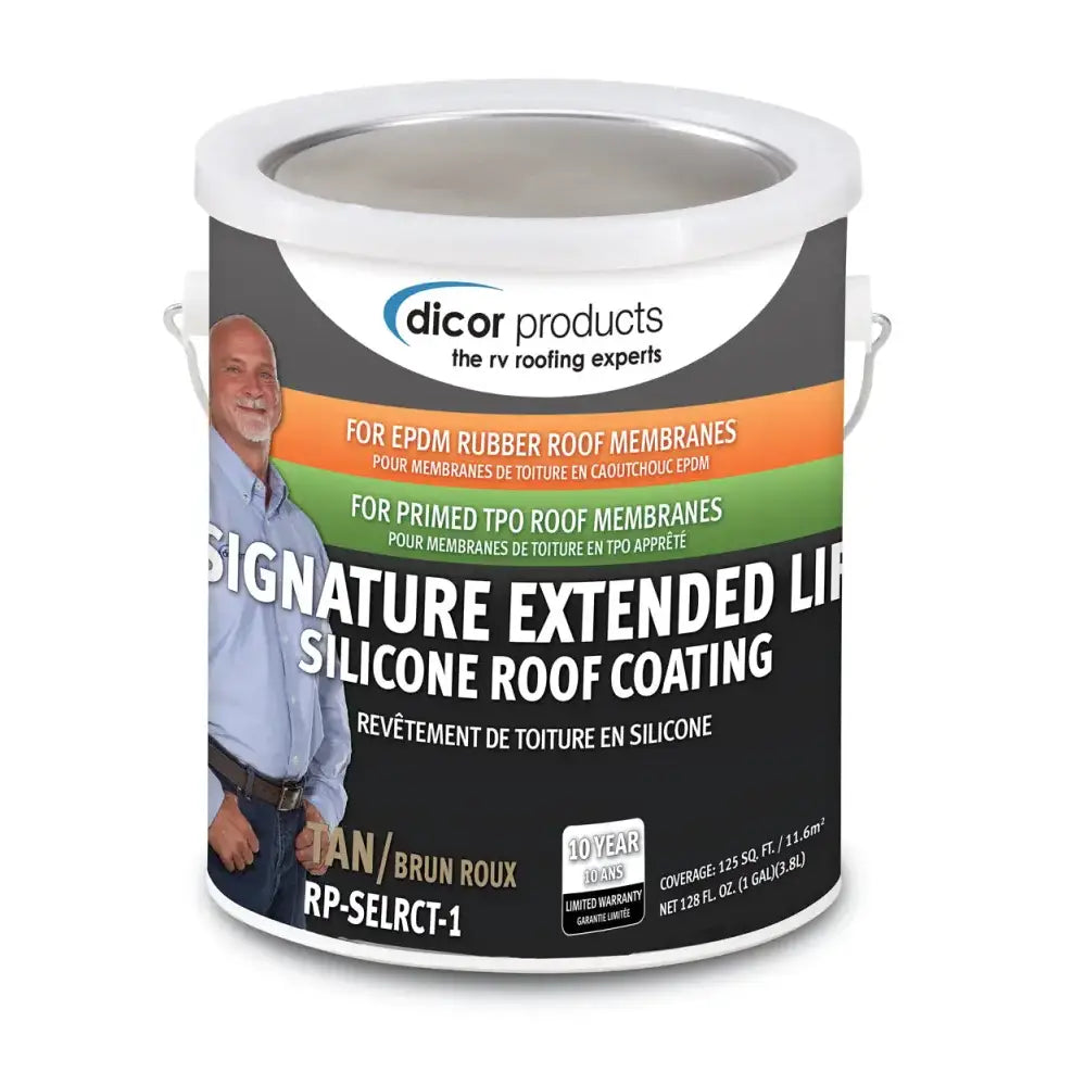 RP-SELRCT-1 Dicor Corp. Roof Coating Use To Protect And Beautify - RV and Auto Parts