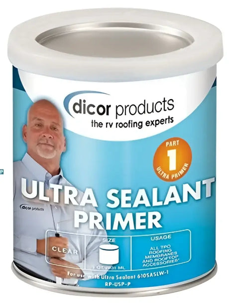 Dicor Corp 1 Pint Ultra Sealant Primer for RV, Automotive, Powersports, off-road, marine, exterior, truck accessories, interior, truck bed, RV Hardware, AVADA - Best Sellers