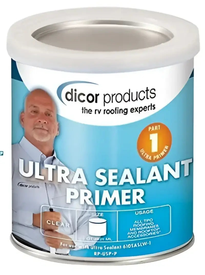 Dicor Corp 1 Pint Ultra Sealant Primer, ideal for RV, automotive, powersports, off-road, marine, exterior, truck accessories, interior, truck bed, and RV parts, RV Hardware, AVADA - Best Sellers
