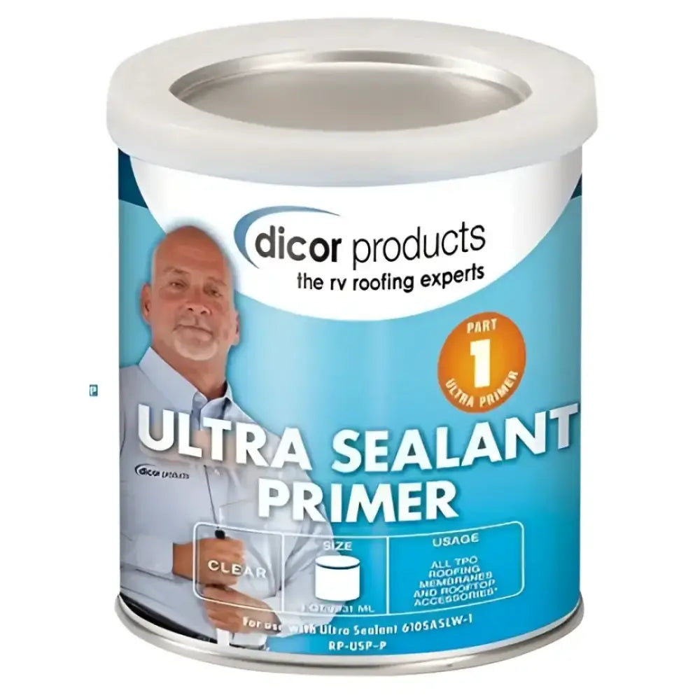 Dicor Corp Ultra Sealant Primer 1 Pint can for RV, automotive, powersports, off-road, marine, exterior, truck accessories, interior, truck bed, RV parts, RV Hardware, AVADA - Best Sellers