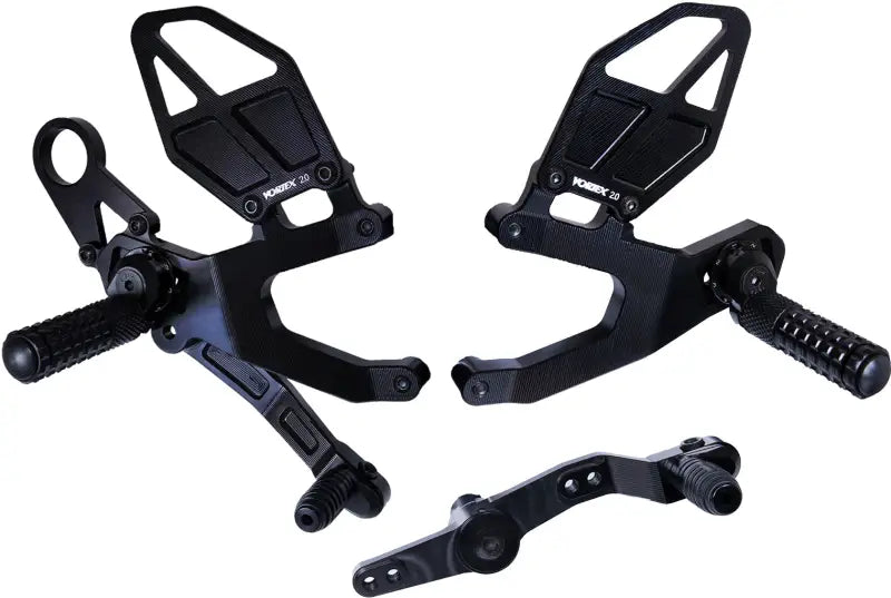 RS184K Rear Set Complete Blk Bmw 
