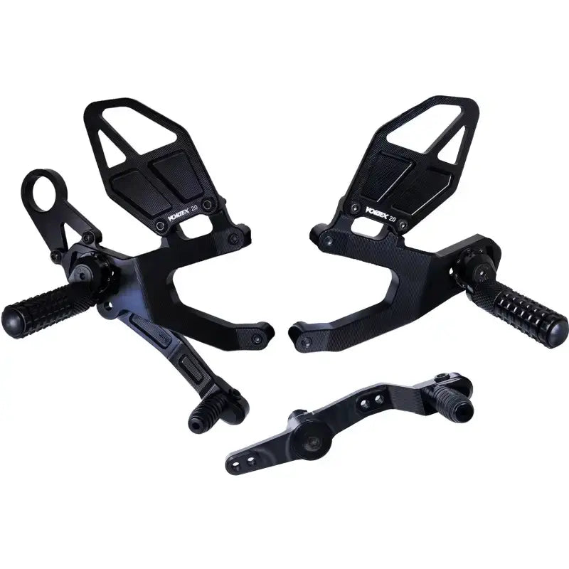 RS184K Rear Set Complete Blk Bmw 
