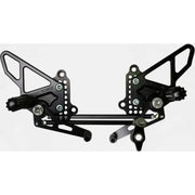 RS198K Rear Set Complete Blk Duc 