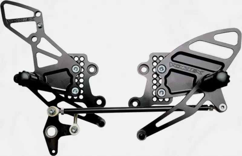 RS205K Rear Set Complete Blk Hon 