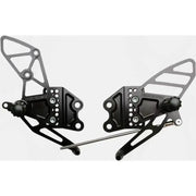 RS405K Rear Set Complete Blk Kaw 
