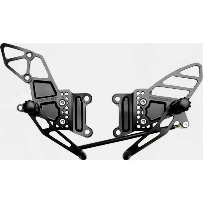 RS406K Rear Set Complete Blk Kaw 