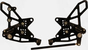RS411K Rear Set Complete Blk Kaw 