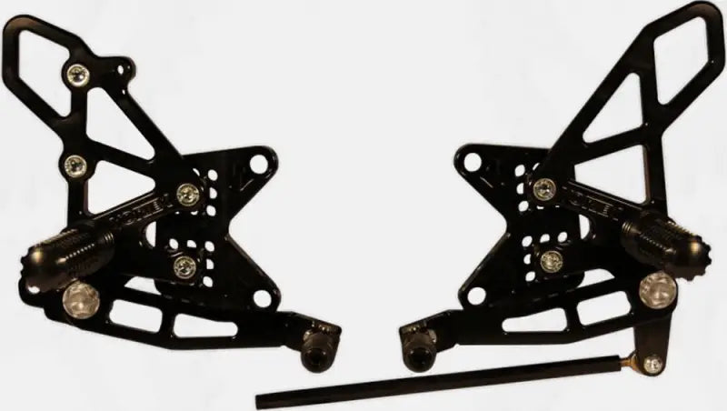RS411K Rear Set Complete Blk Kaw 