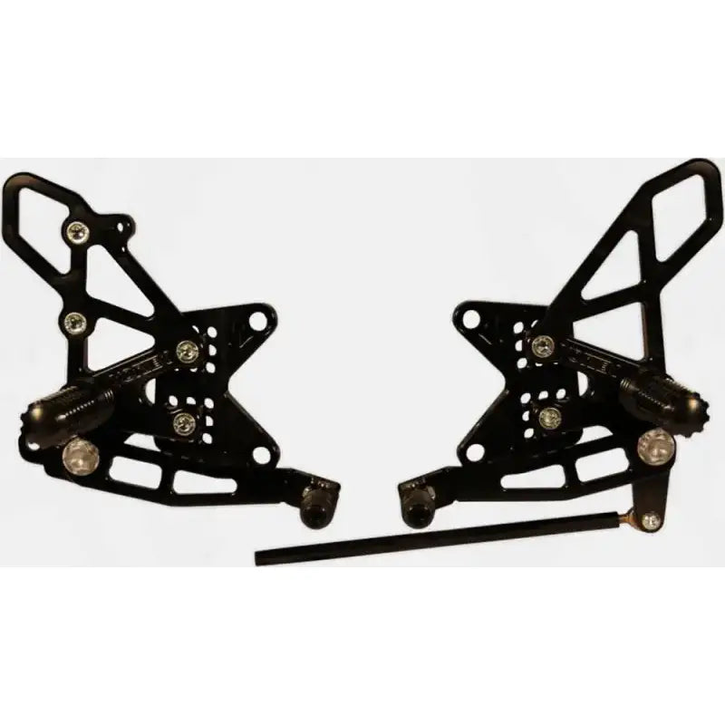 RS411K Rear Set Complete Blk Kaw 