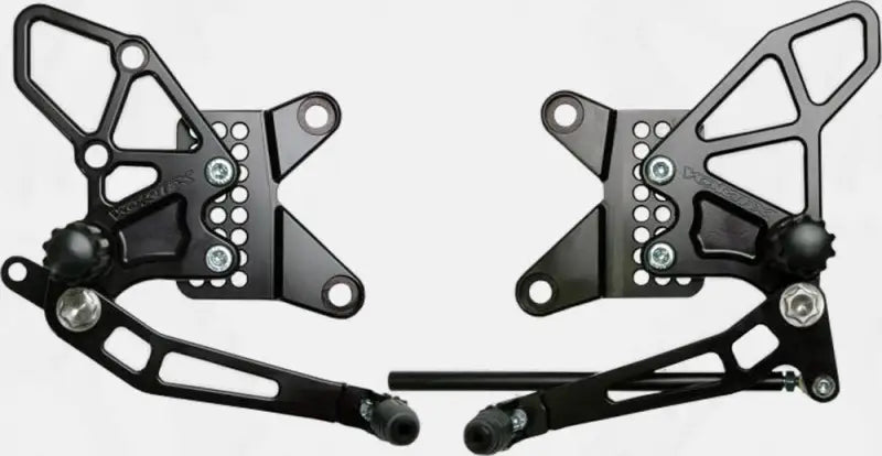 RS415K Rear Set Complete Blk Kaw 