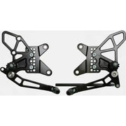 RS415K Rear Set Complete Blk Kaw 