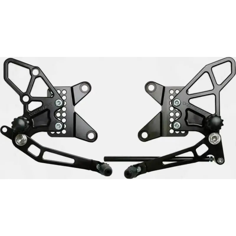 RS415K Rear Set Complete Blk Kaw 