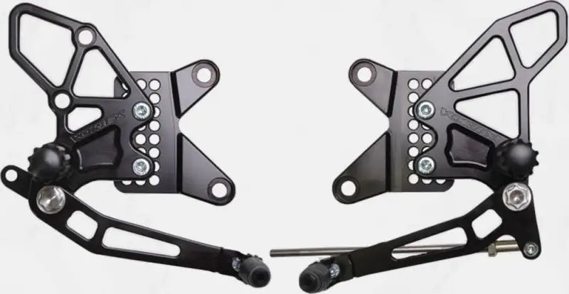 RS416K Rear Set Complete Blk Kaw 
