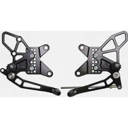 RS416K Rear Set Complete Blk Kaw 