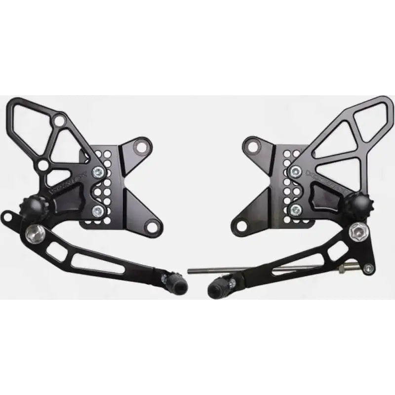 RS416K Rear Set Complete Blk Kaw 