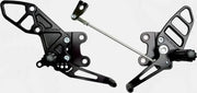 RS441K Rear Set Complete Blk Kaw 