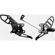 RS441K Rear Set Complete Blk Kaw 