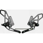 RS532K Rear Set Complete Blk Suz 