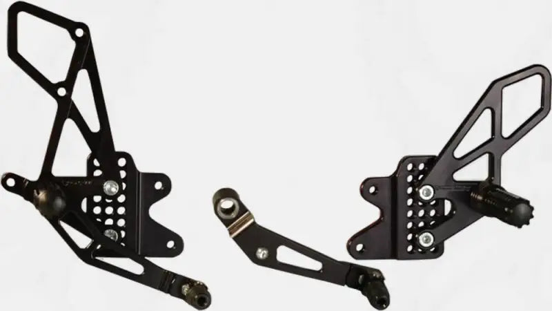RS553K Rear Set Complete Blk Suz 