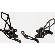 RS553K Rear Set Complete Blk Suz 