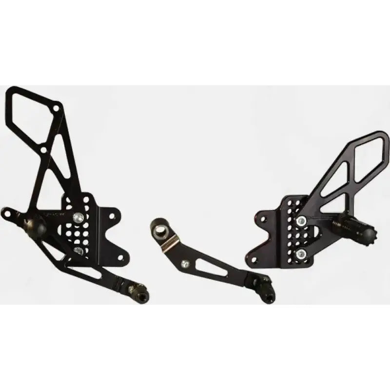 RS553K Rear Set Complete Blk Suz 