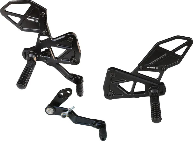RS591K Rear Set Complete Blk Suz 