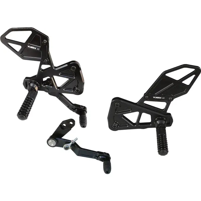 RS591K Rear Set Complete Blk Suz 