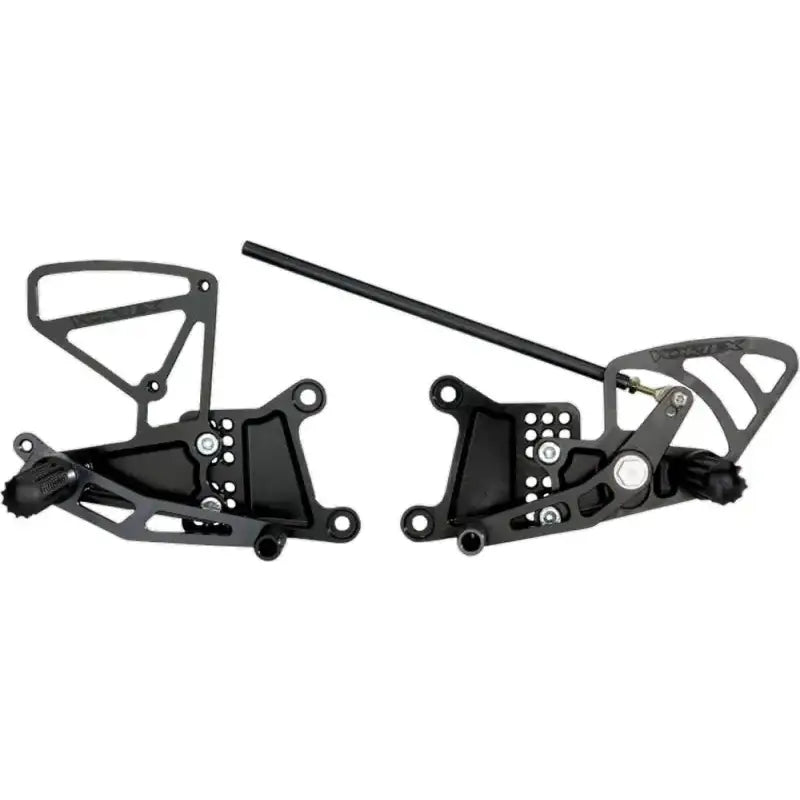 RS602K Rear Set Complete Blk Yam 
