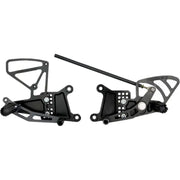 RS603K Rear Set Complete Blk Yam 