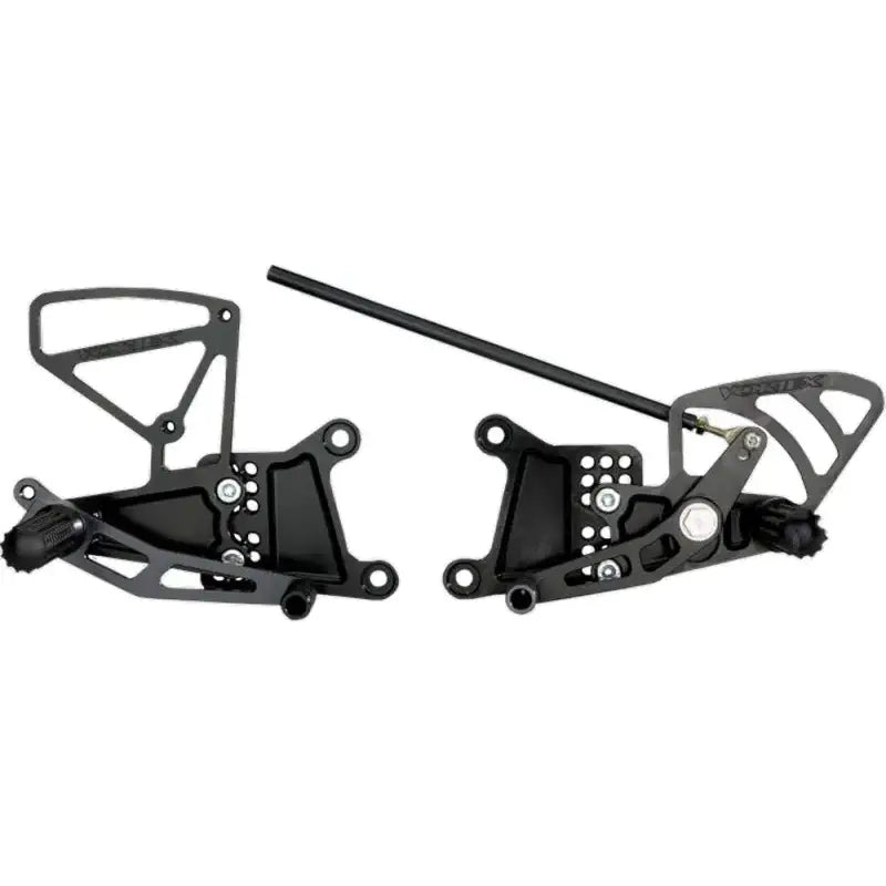 RS603K Rear Set Complete Blk Yam 