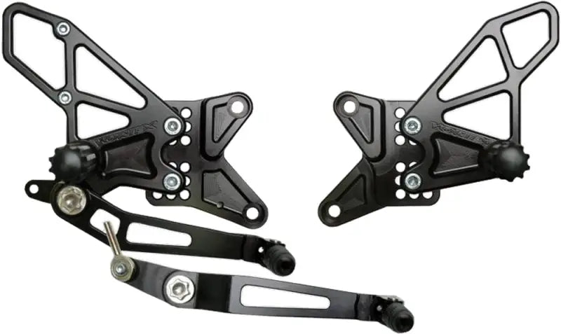 RS681K Rear Set Complete Blk Yam 