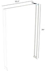 RSEFR/HD/120/2006 Rolacase Shelving Ext Frame 12-Series M/Hi - Van Storage System Shelf Support