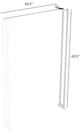 RSEFR/HD/80/1539 Rolacase Shelving Ext Frame 8-Series Low - Van Storage System Shelf Support