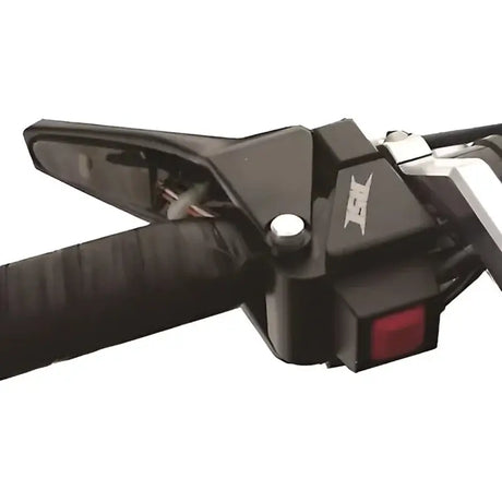 Black billet throttle block with kill switch and handlebar lever for Rsi TB-13